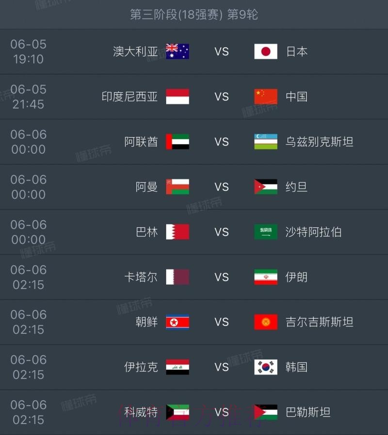 2026世界杯积分榜中国时间